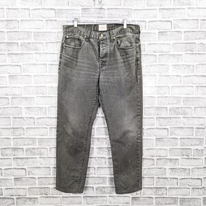 SID MASHBURN Men's 5 Pocket Denim Jeans Greenish Grey 36 Altered to fit 34x28
